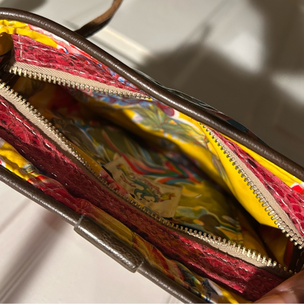 Consuela Red Python Crossbody Bag - image 3